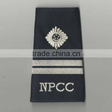 hook and loop military epaulettes embroidery patch