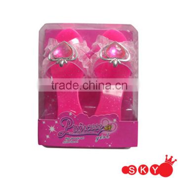 Plastic princess shoes for girls toy