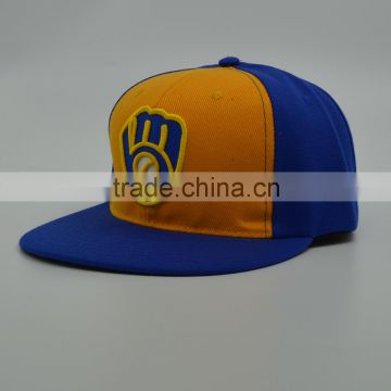 Hot Sales Material for Snapback Cap Embroidery Logo Custom Design Your Own Snapback Cap