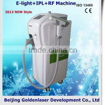 2013 New style E-light+IPL+RF machine www.golden-laser.org/ criolipolisis equipment