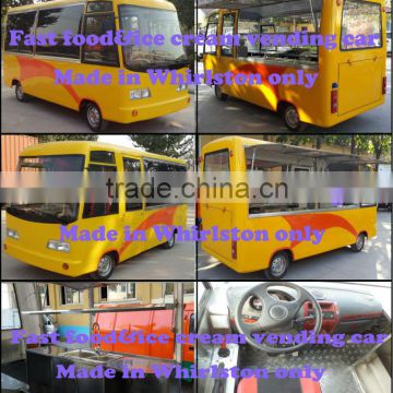 Stainless steel factory prices Small truck trailers/ Electric food truck/ Mobile fast food cart