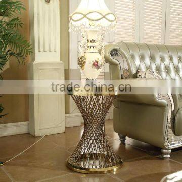 Stainless Steel Small Round Table