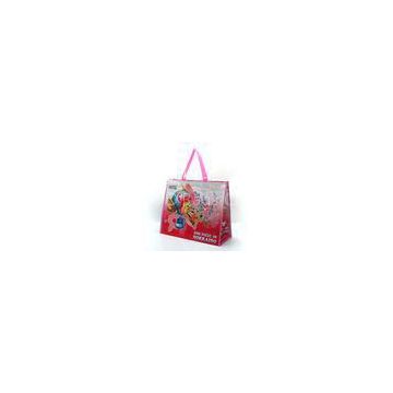 Durable Woven Polypropylene Gift Shopping Bags / Handbag With Full Color Printing Lamination