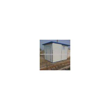 Prefabricated house, movable, modular