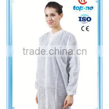 Plastic lab coat made in China