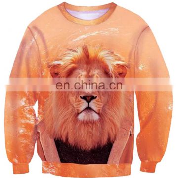 Factory directly wholesale lion animal hoodie