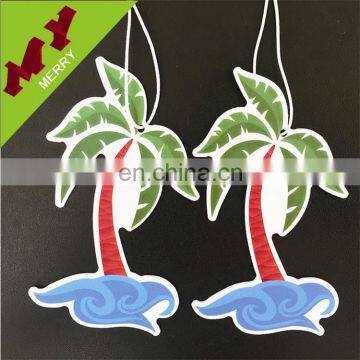 Durable fragrance custom scent paper air freshener for car