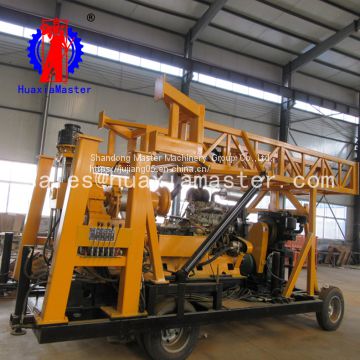XYX-44A wheeled borehole core drilling rig machine , borewell drilling machine price , drilling artesian wells