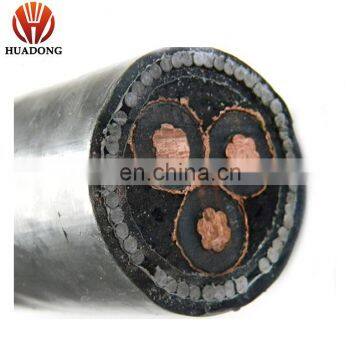 Three cores 10KV 70mm2 95mm2 120mm2 240mm2 XLPE insulated electrical power cable