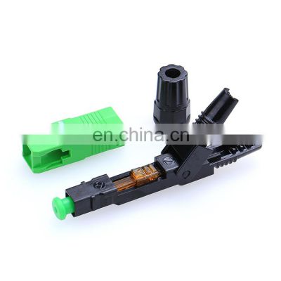 FTTH fiber optic quick connector Single mode UPC APC fiber optic quick connector SC APC Fiber Fast Connector