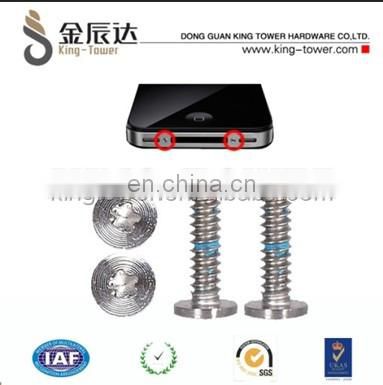 non-stadnard iPhone screws with CD pattern