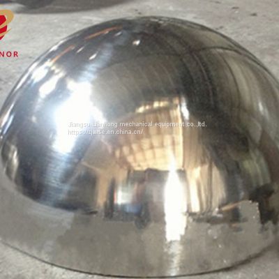 Lager Hemispherical end with Mirror Polishing for Boiler top or Tank top 3200mm*16mm