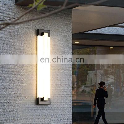 Modern Outdoor Waterproof Wall Lamp IP65 10W LED Wall Light Decorate Garden Wall Lighting