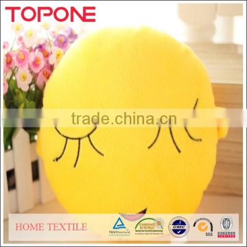 Emoji home yellow cheap soft decorative pillow top