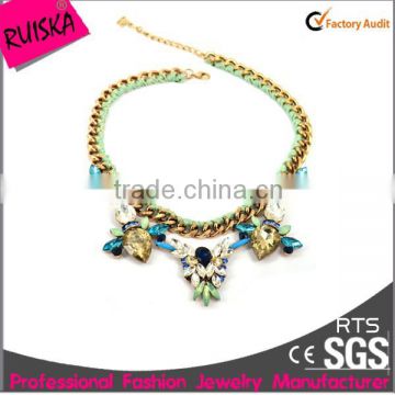 Fashion Design For Girls Colorful Chains Jewelry Necklace