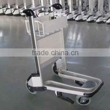 2015 Best Selling High Quality 3 Wheels Aluminum Alloy Airport Trolley,Stainless steel Airport Trolley