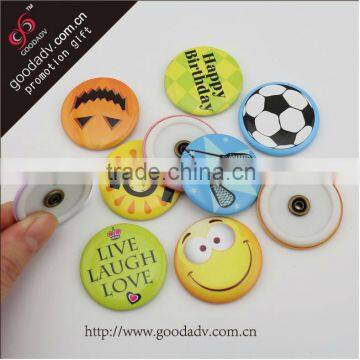 Factory price selling popular tinplate magnet badges