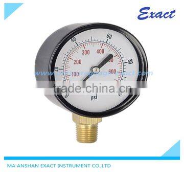 Widely Used Black Steel Air Pressure Gauge In Low Price