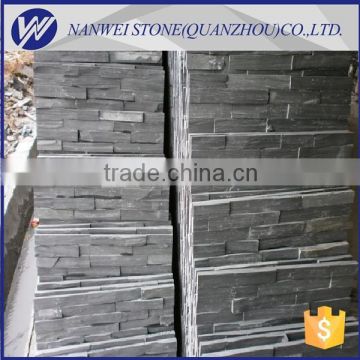Chinese natural dark color slate tiles for wal covering