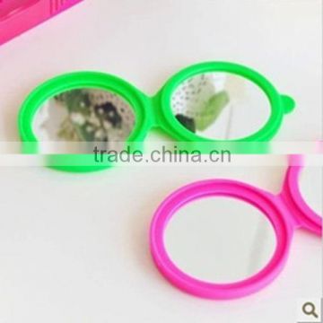 hot selling round silicone sheet glass prices mirror for make-up
