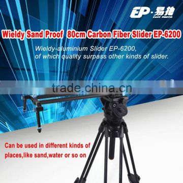 high quality wieldy 80cm dolly slider for DSLR camera or DV video