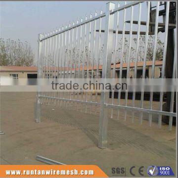 Hot dipped galvanized and powder coated steel picket fence(Tread Assurance)