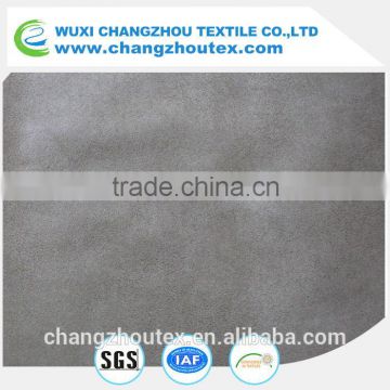 100%polyester microfiber with bronzing and bonding for sofa