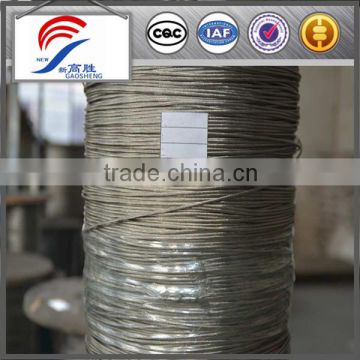 Stainless Steel Wire Rope For Forestry 1x19 steel cable