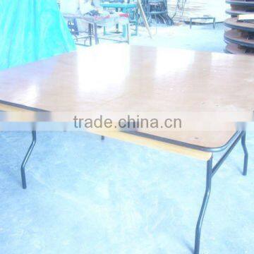 cheap square wooden wedding banquet folding tables
