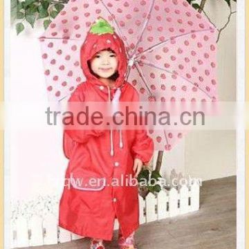 funny child poncho PVC rain coat