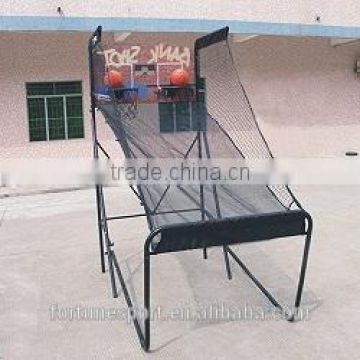 heavy duty double shot arcade style basketball shooting machine