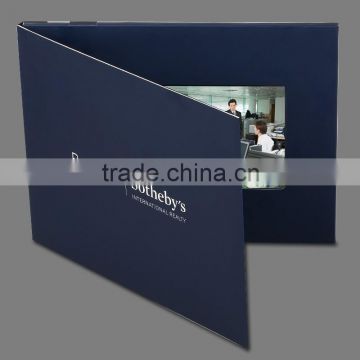 Hot sale high quality video greeting card with lcd screen