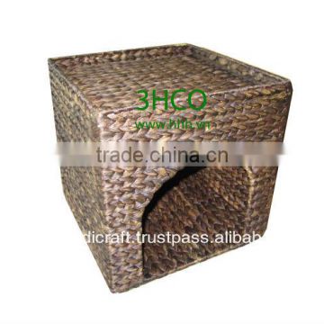 2015 New Product Water Hyacinth Pet Basket For Home Decoration And Furniture
