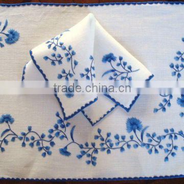 hand embroidery placemat