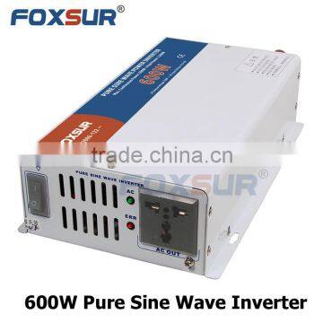 12V 24V 48V DC to 110V 230V AC pure sine wave inverter Power Inverter/600W Home Inverter with good quality