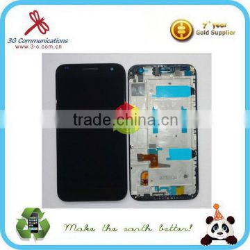 repair parts for 5.5'' LCD display screen, touch digitizer with frame black white color, full complete for Huawei G7