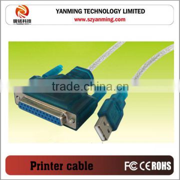 USB AM to DB25 parallel Printer Cable