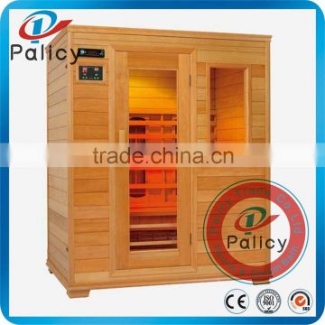 Hot selling deluxe infrared dry sauna equipment wooden sauna