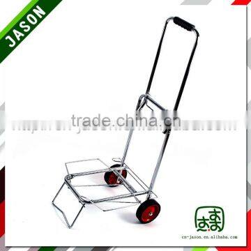 Pooyo chrome plated small luggage cart H3ZD