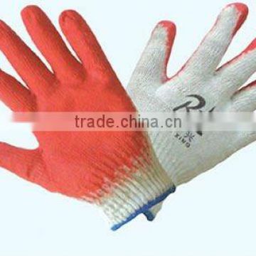 latex string knitted protective glove