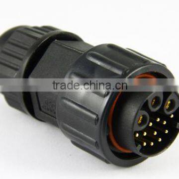 large 3+11 pin and socket power connector