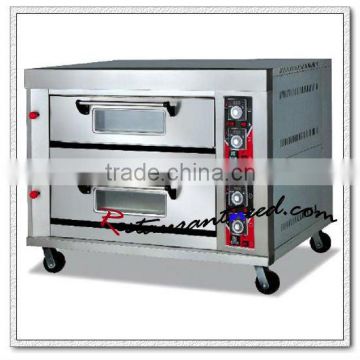 K183 Double Layers Gas Mobile Pizza Oven Machine