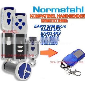 For NORMSTAHL remote EA433 2KM Micro,EA433 2KS,EA433 4KS,RCU 433-2,RCU 433-4,NOO2800 universal remote control replacement