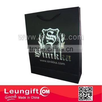 Black paper gift bag