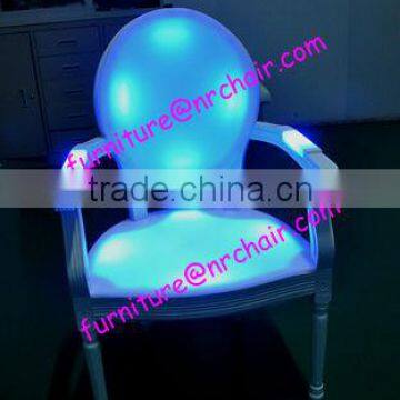 shanghai wholesale banquet hall commercial acrylic led illuminated armchair