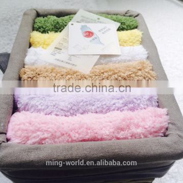 Quick dry light weight soft fluffy cozy microfiber towel