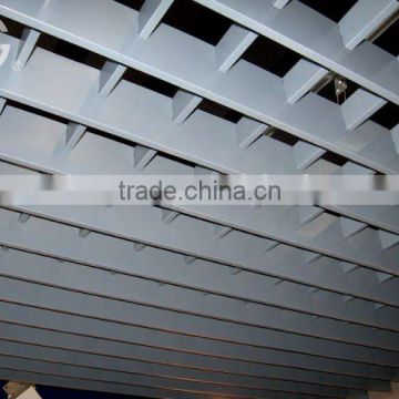 Aluminum open grille top ceiling