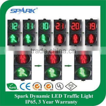 Spark Dynamic LED Pedestrian Traffic Light - Pedestrian Light - Traffic Countdown Timer - Traffic Flashlight