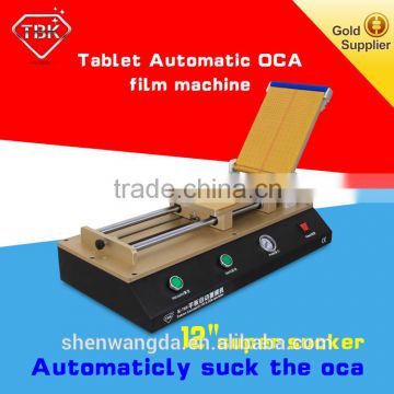 2016 TBK-766 Automatic OCA Film Laminating Machine Max 12 inch Tablet PC LCD Film OCA Laminator For Touch Screen Repair