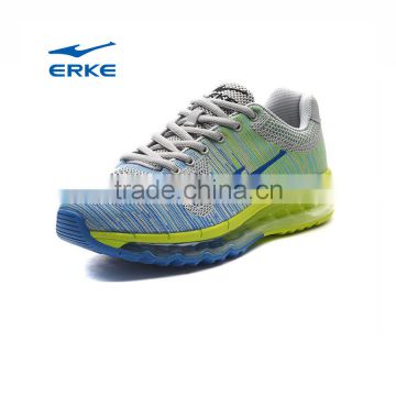ERKE wholesale hot sales fly knitted mesh max mens running shoes with air cushion